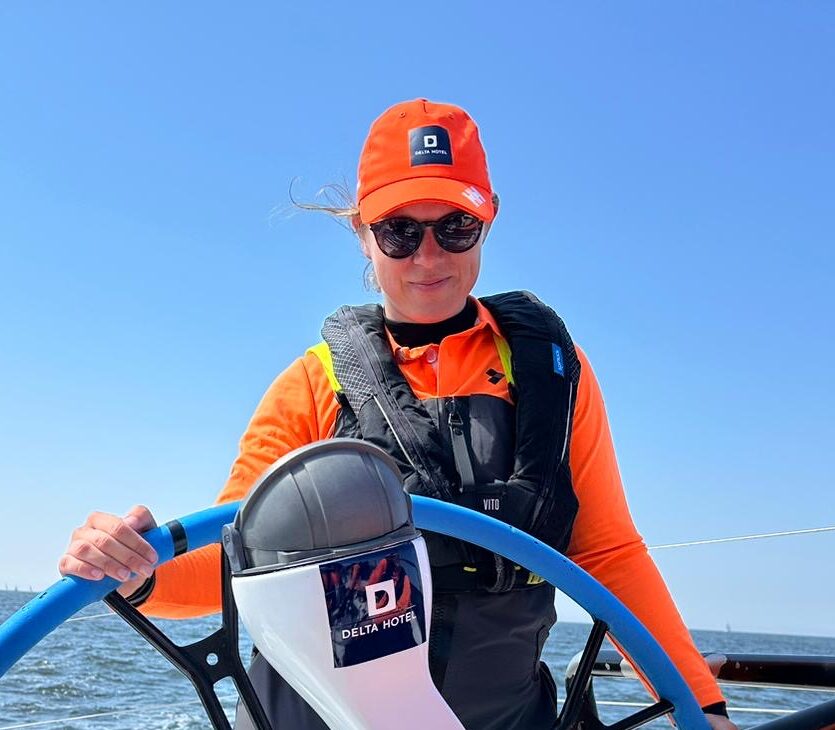 Marleen Zondervan, trainee bij Holland Ocean Racing