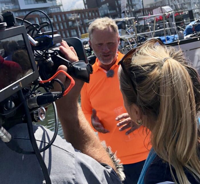 Interview met Volvo Ocean race skipper Hans Bouscholte. Ga mee op een zeiltocht met Hans.